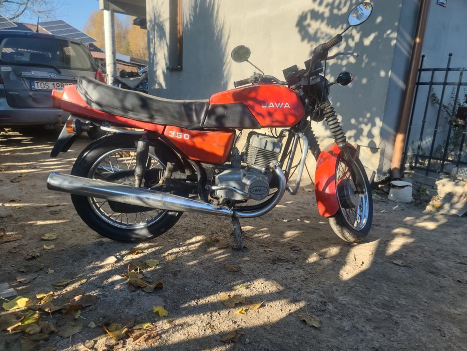 Jawa 350 TS model 638 jak Java delux 634 czy CZ 350 czerwona 632