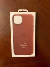 Etui obudowa iPhone 14 plus leather case skórzana