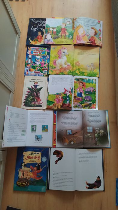 Książki dla dzieci - zestaw 15 książek w dużym formacie