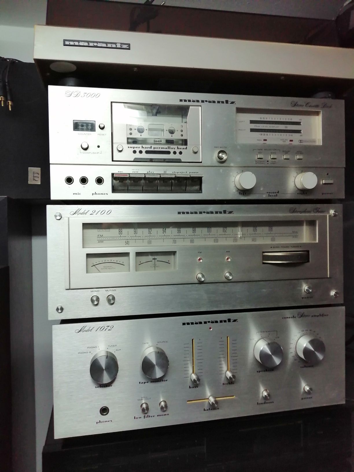 Aparelhagem marantz vintage