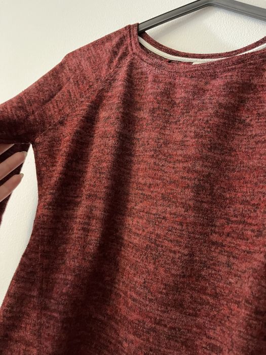 Camisola bourdeaux estilo camisa quente bershka tamanho M