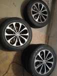 Felgi aluminiowe 17” + opony zimowe 215/60 R17 – komplet