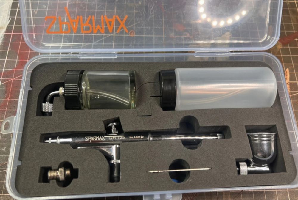 Airbrush Kit - Compressor para Airbrush com tanque e Airbrush