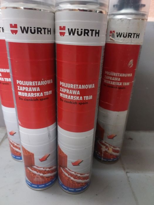 Klej wurth porotherm dryfix do pustaka szlifowanego