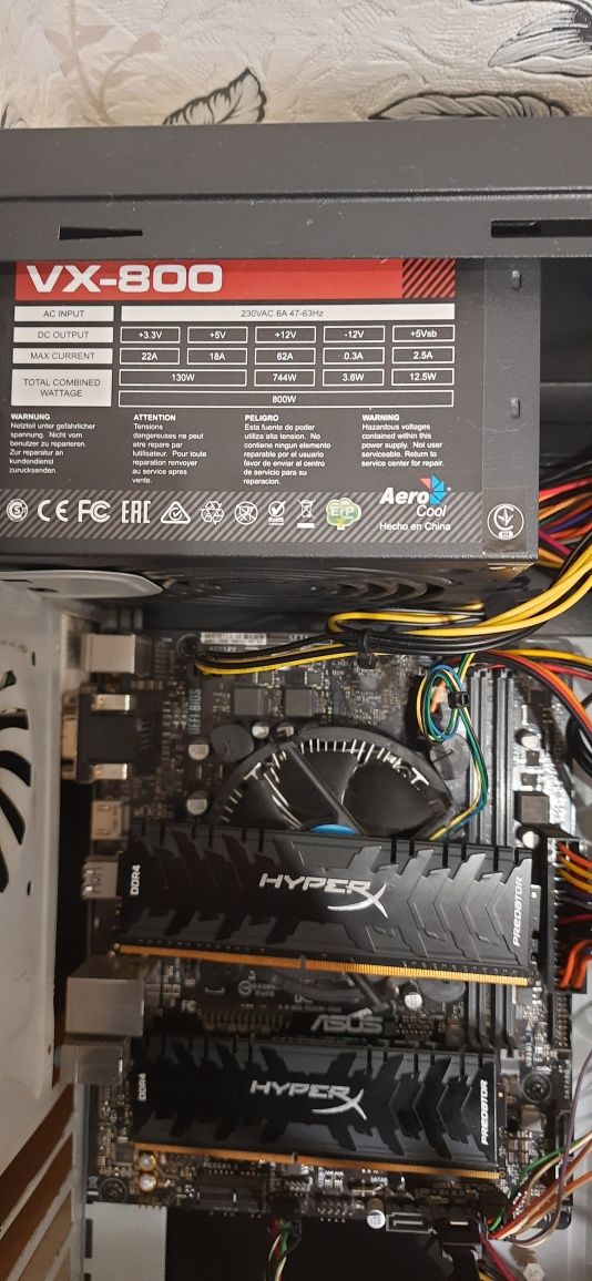 Asus h310m r r2 s1151 v2 i3 8100 ddr4 8gb
