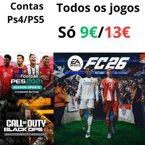 Contas Ps4/Ps5 com todos os jogos 9€