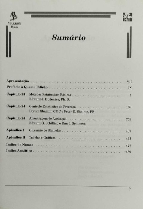 Controle da Qualidade Handbook-  Vol. II, III e VI - Juran, McGrawHill