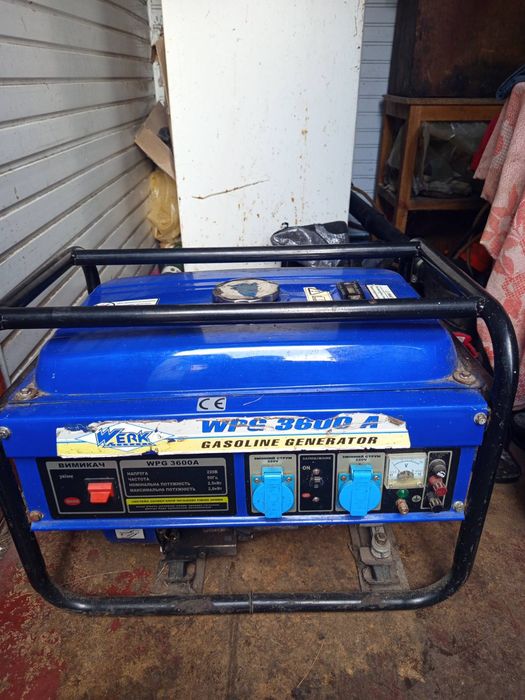Бензиновий генератор WERK WPG 3600A(Поштою не відправляємо)