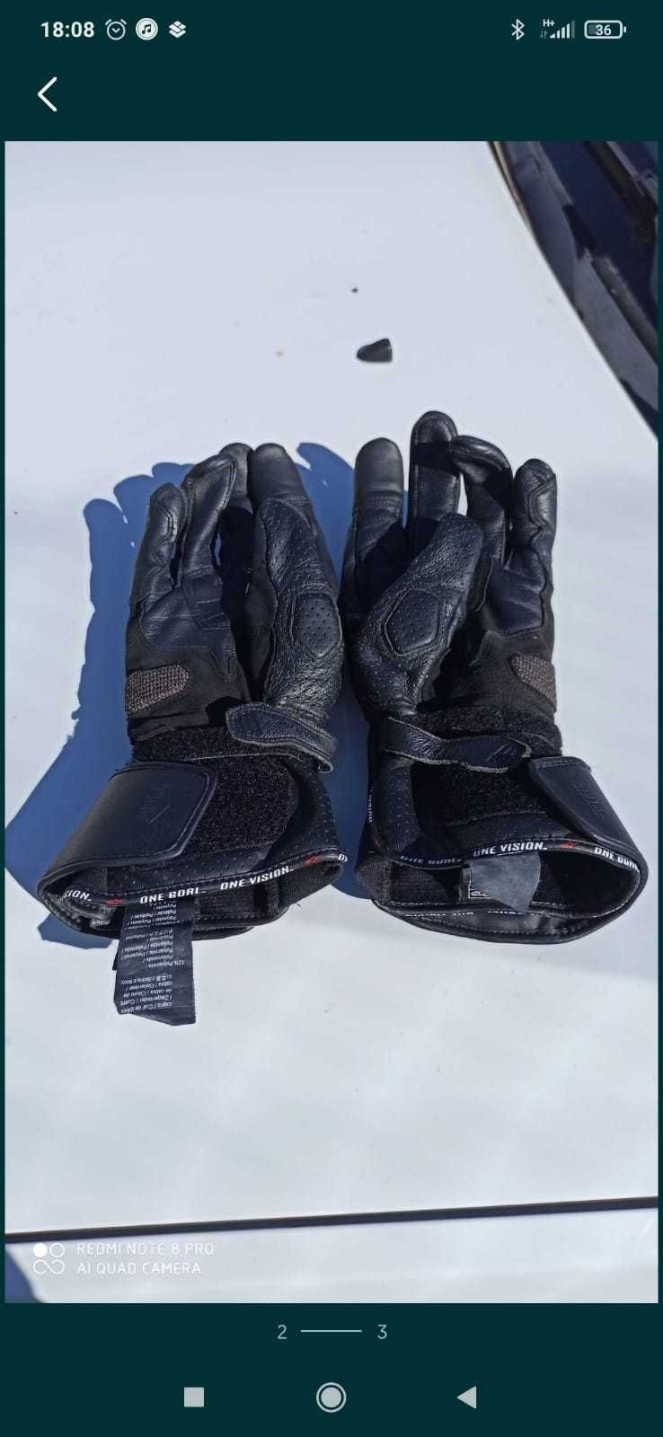 Kurtka Alpinestars T-RC-1 + skórzane rękawice SP-8 v3