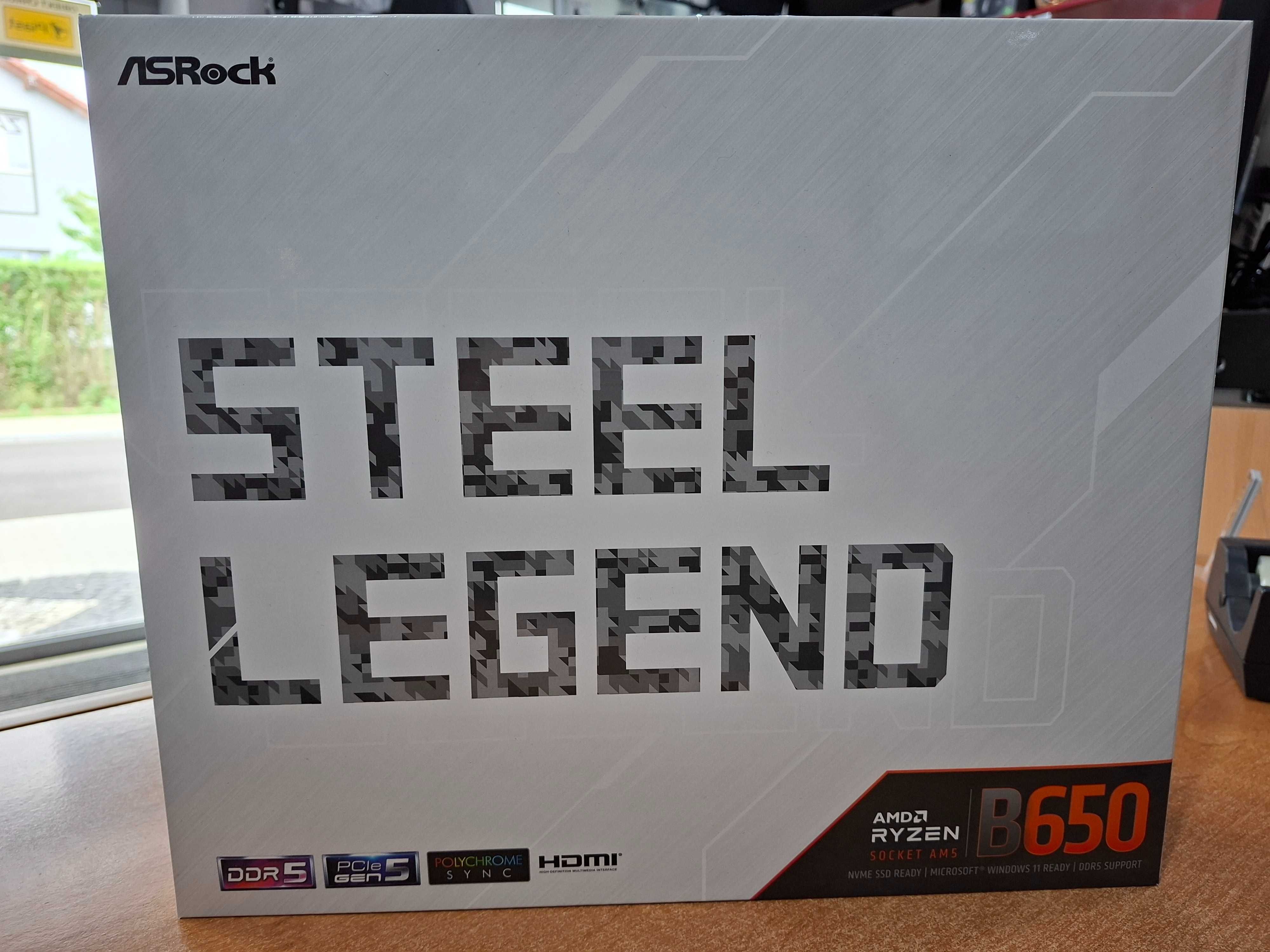 Płyta główna ASRock B650 Steel Legend WiFi DDR 5 AMD Ryzen KOMPLET
