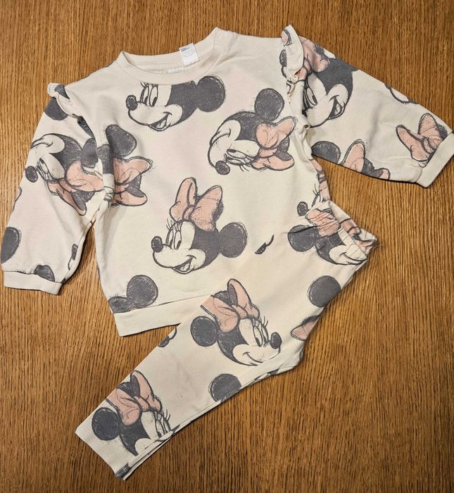 Zestaw komplet dres z h&m z myszka minnie