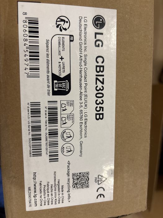 Vendo placa de induçao nova LG