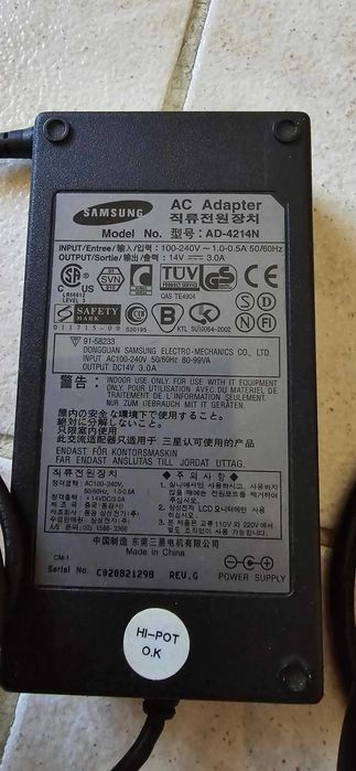 Carregador Samsung AD-4214N