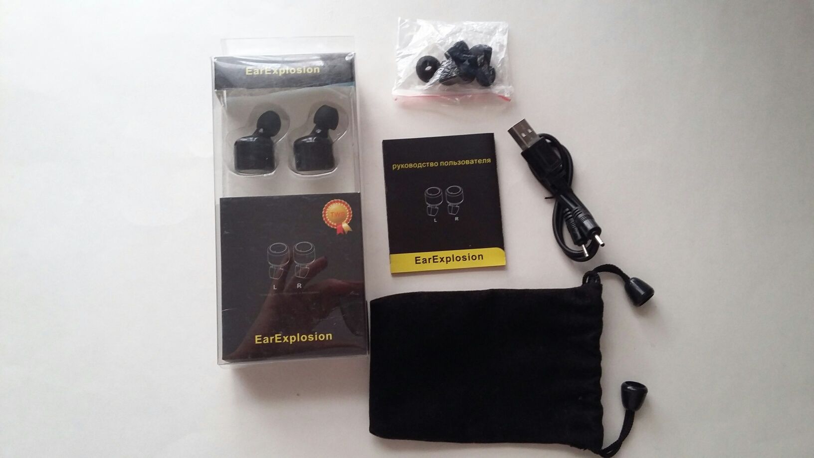 Наушники EarExplosion Bluetooth Black