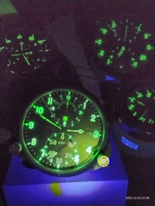 zegar lotniczy ACZS-1M calkem sprawny ZAPLOMBOWANY