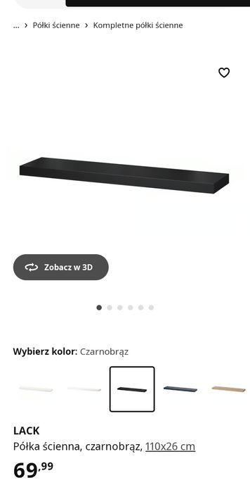 Polka ikea lack 401.036.33