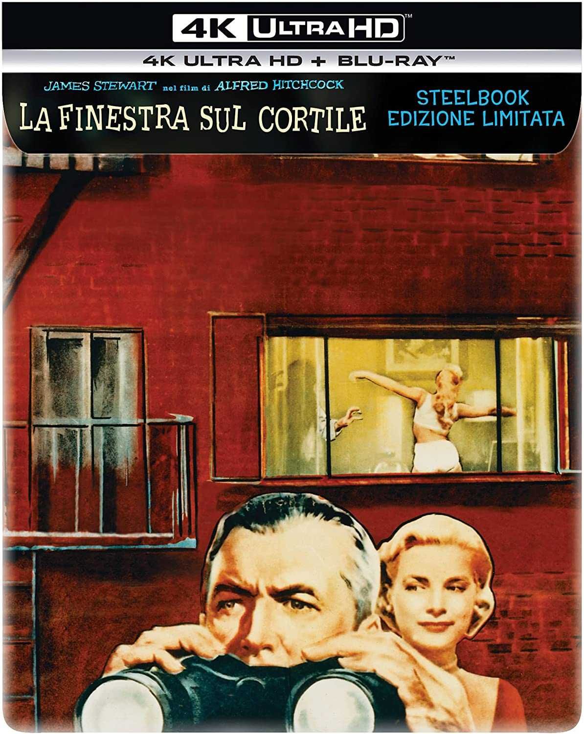 REAR WINDOW Okno na podwórze 4K+ Blu-Ray Steelbook POL