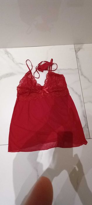 Koszulka nocna seksowna czerwona NOWA , rozmiar M