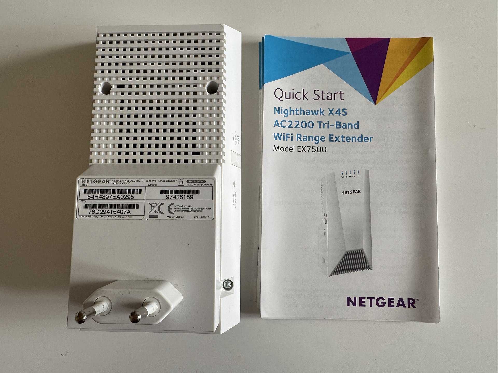 Wzmacniacz NETGEAR EX7500  AC2200 Tri-Band WiFi Mesh
