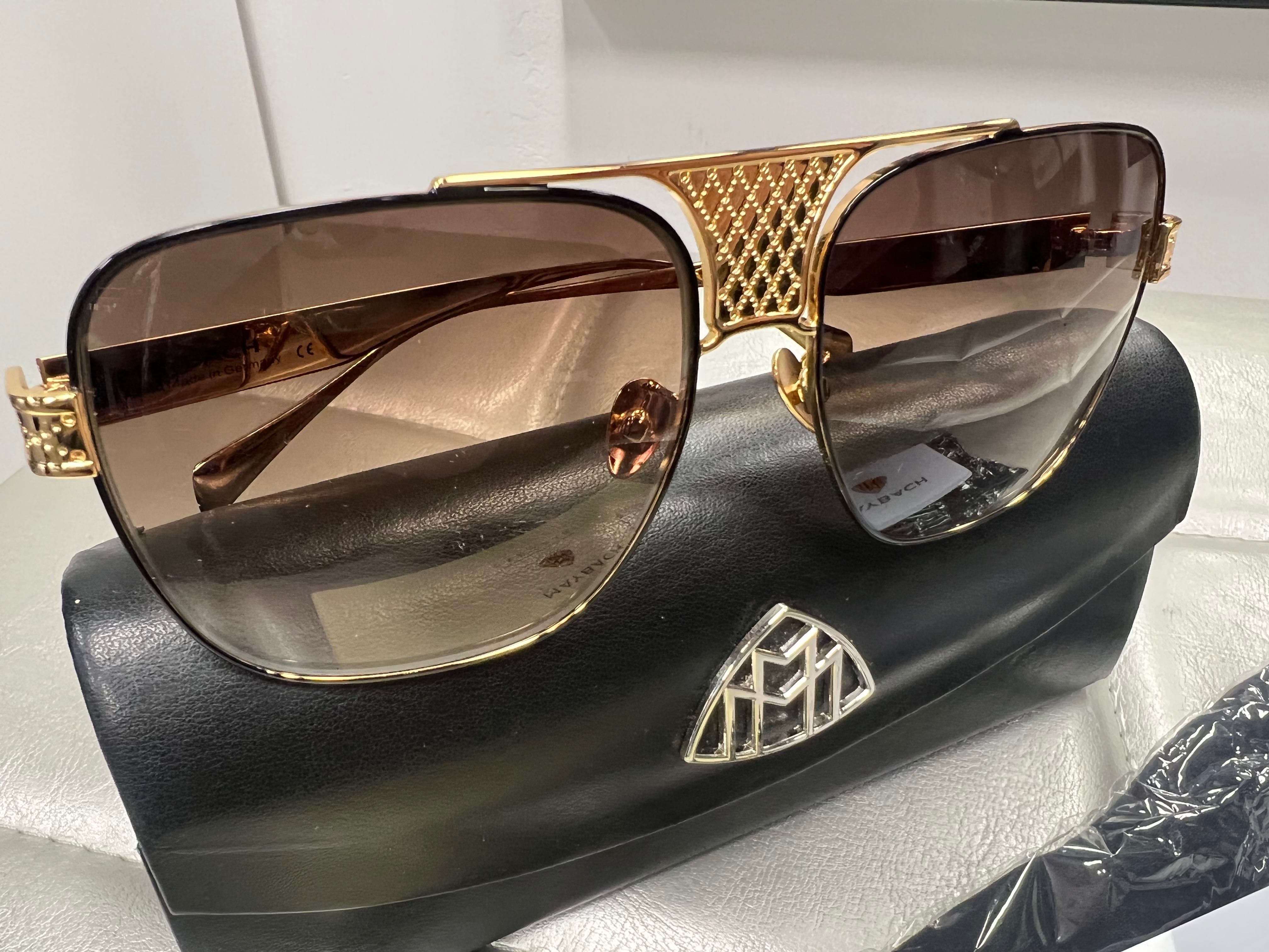 Okulary przeciwsłoneczne Maybach dita gold