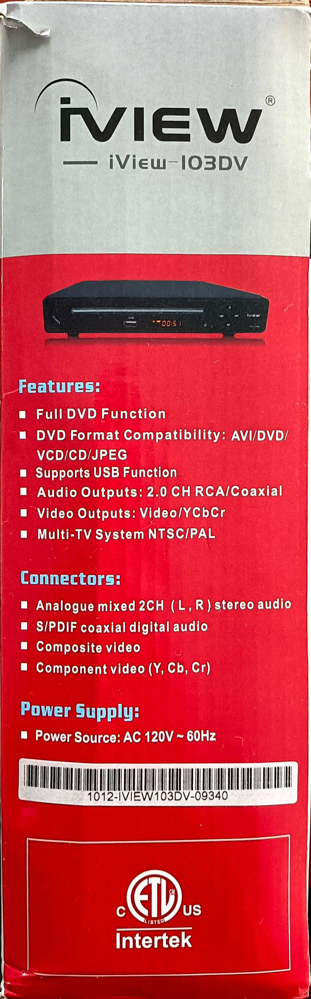 iview media player 103DV AC120V  60Hz