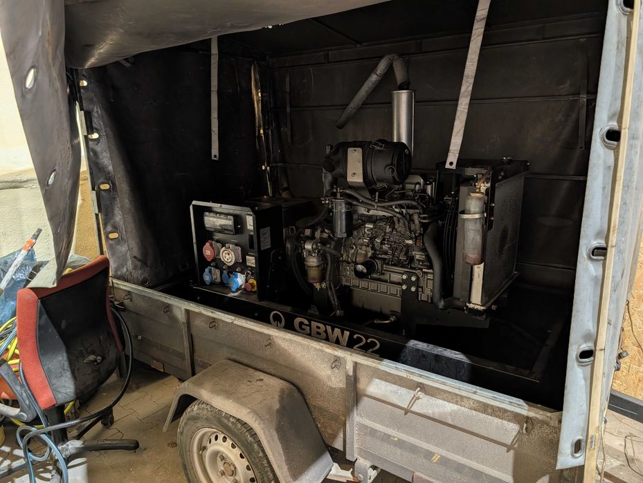 Agregat prądotwórczy PRAMAC GBW22 (14,45 KW - 2015 rok)