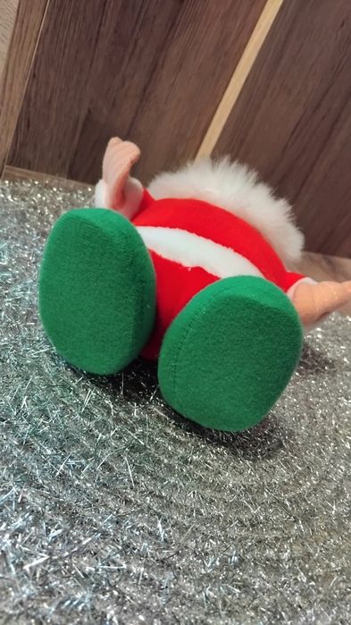 Św. Mikołaj maskotka, dekoracja świąteczna.