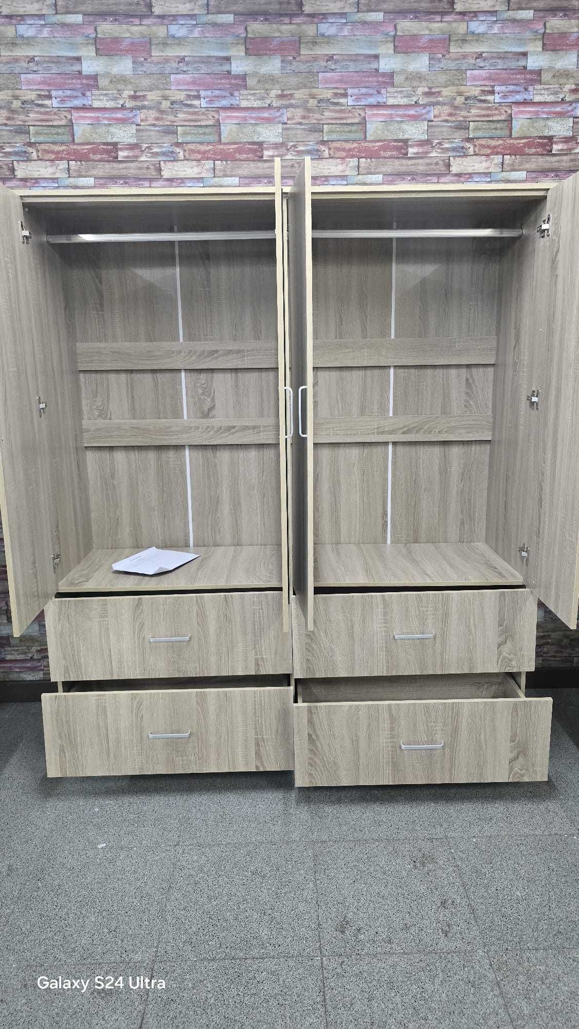 Roupeiro novo com 3 portas e 2 gavetas - Frete grátis
