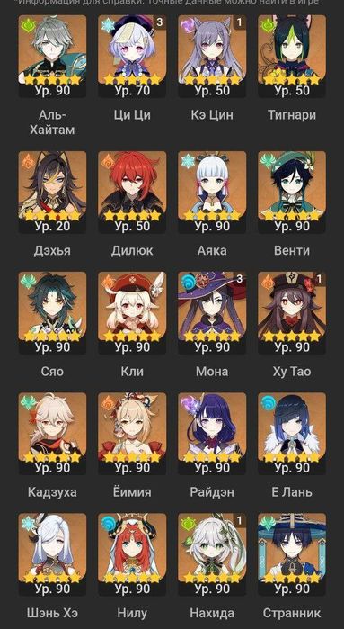 Личный аккаунт в геншине, 60 рп, 35 лег, 100% гарант.