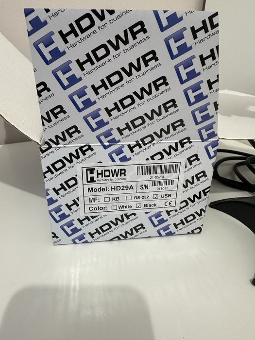 Skaner kodów kreskowych magazynowy HD29A HDWR czytnik kodów podstawka