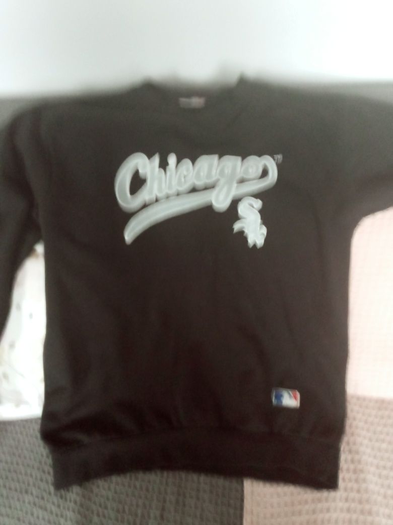 Bluza meska czarna Chicago L bawelna