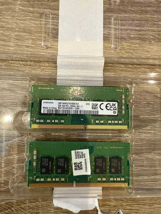Оперативная память Samsung 2x8GB DDR4-3200 SODIMM (M471A1K43EB1-CWE)