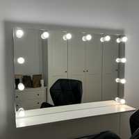 Lustro do wizażu makijażu toaletka lustro z oświetleniem