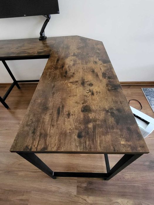 Biurko narożne styl loft