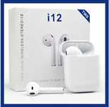 Наушники беспроводные Bluetooth TWS i12 AirPods блютус гарнитура