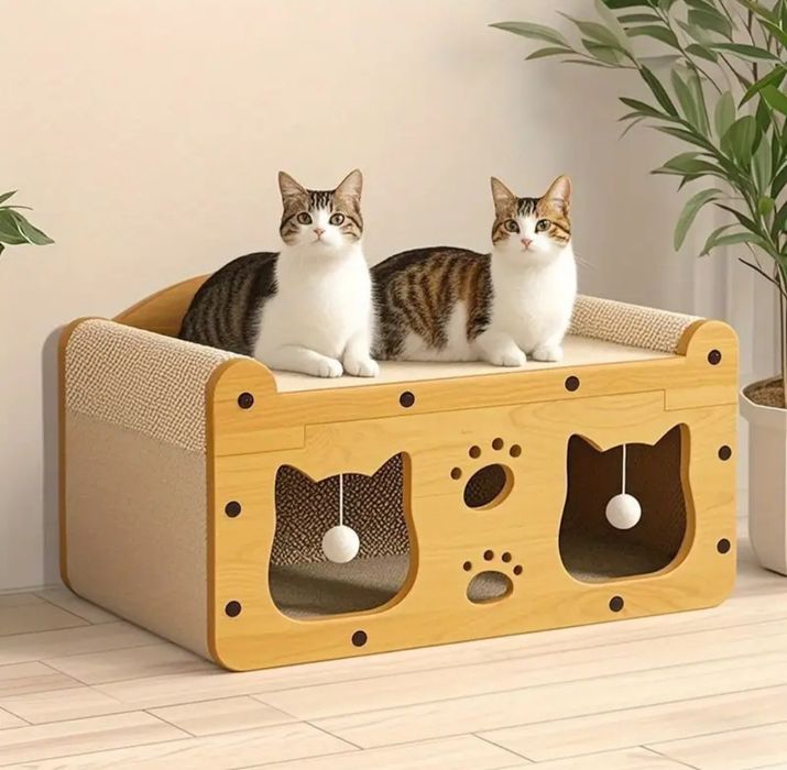 Когтеточка домик для кота