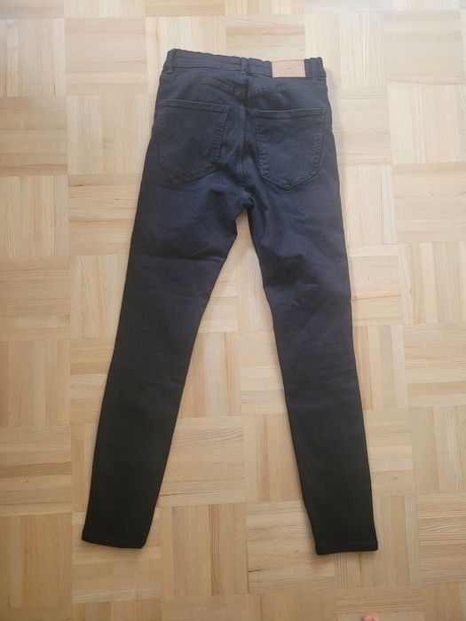 Nowe spodnie zara czarne slimy rozm 36