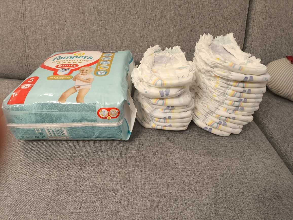 Pampers Premium Care Pants, rozmiar 5, 58 sztuk