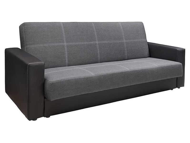 Wersalka, tapczan, kanapa, sofa 140x200 (Black Red White)