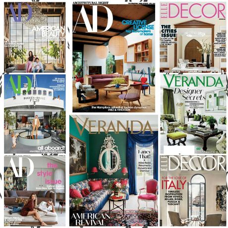 журналы Veranda, AD, Home, интерьер дизайн, журнал Eng Garden ландшафт