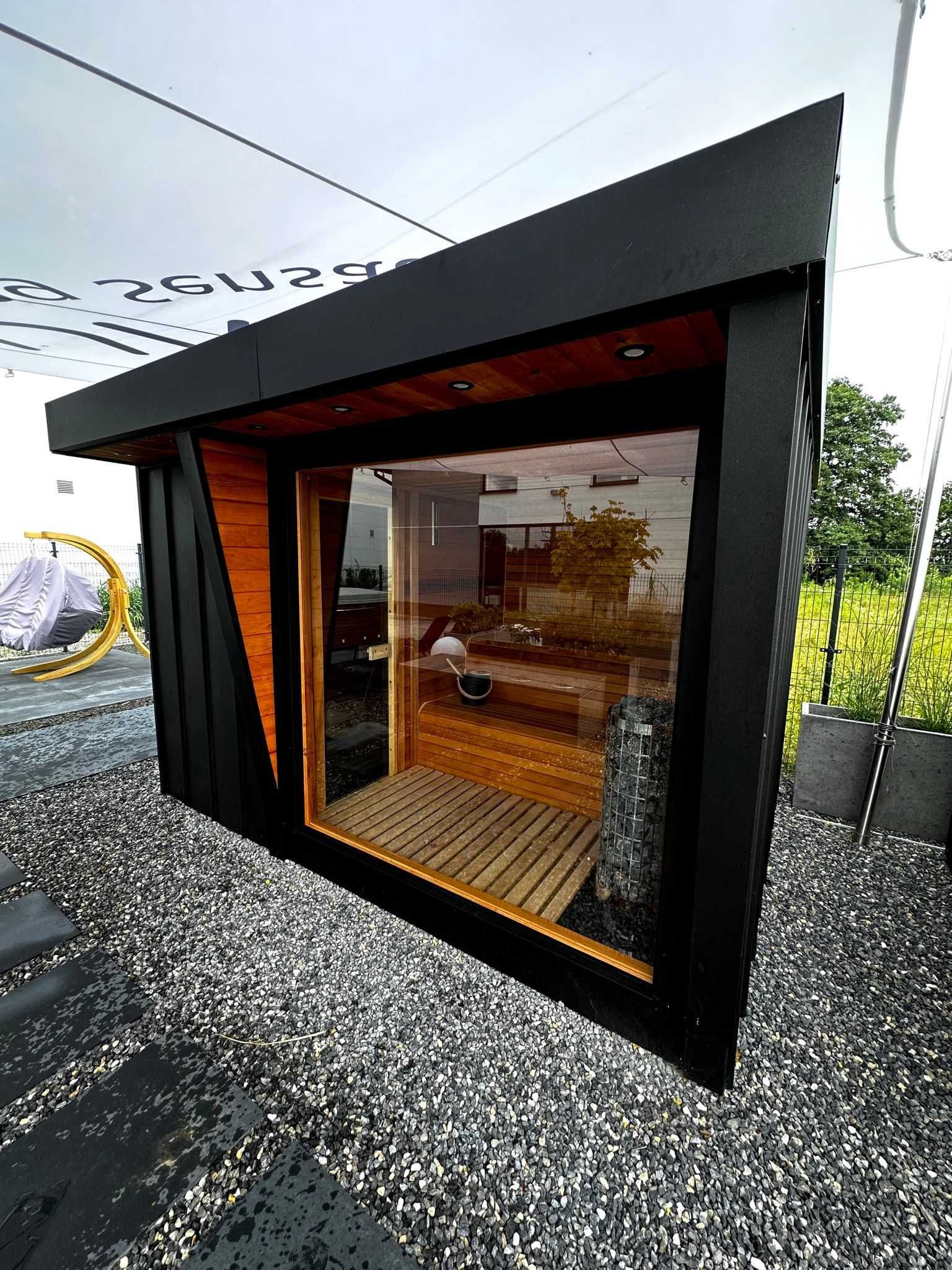 Sauna ogrodowa, zewnętrzna, modułowa- PRODUCENT! Finansowanie!