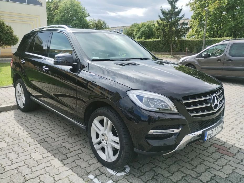 Mercedes-Benz ML Bezwypadkowy, polski salon, piękny egzemplarz, jasne skóry