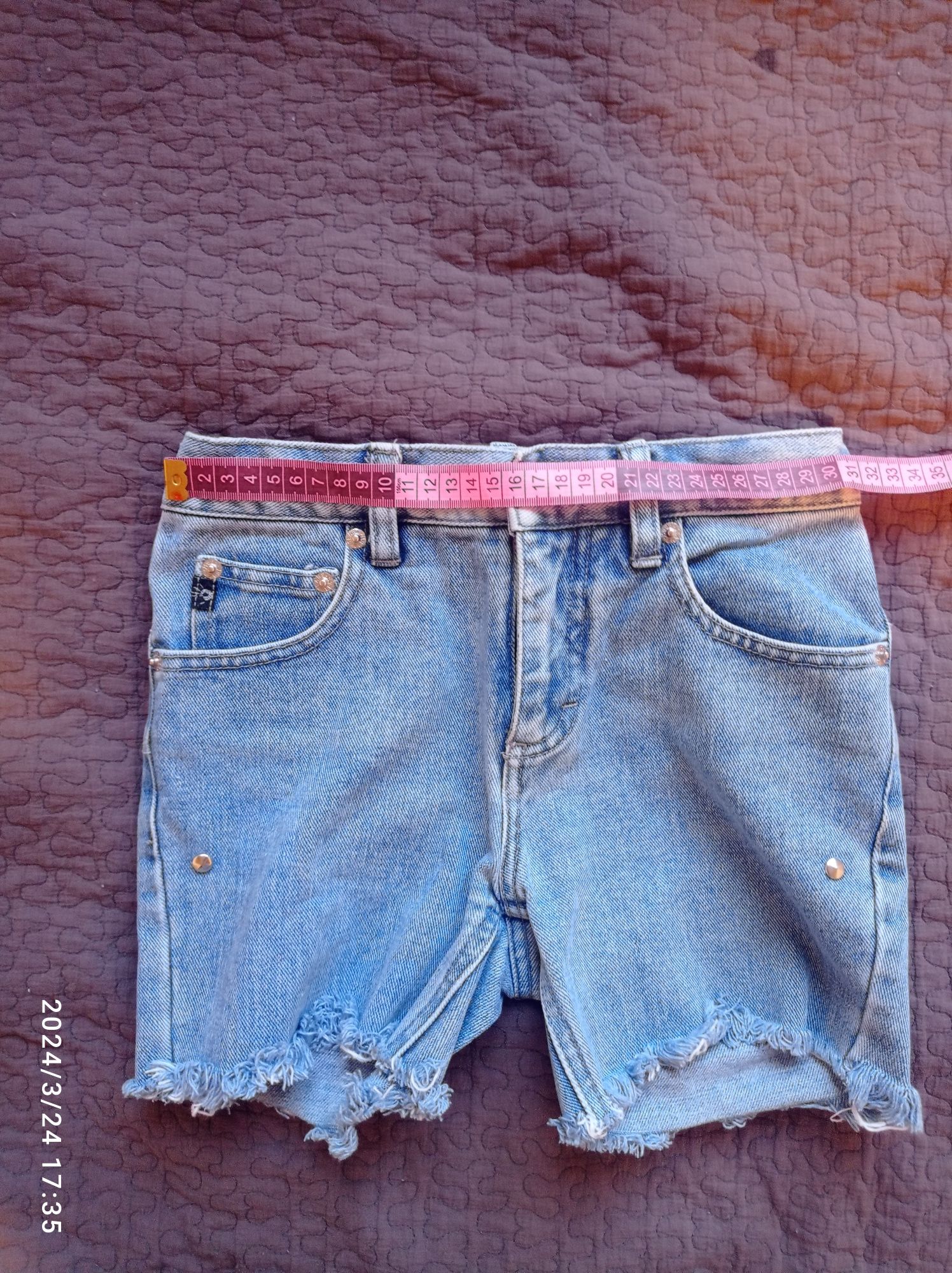 Szorty jeansowe dziewczęce