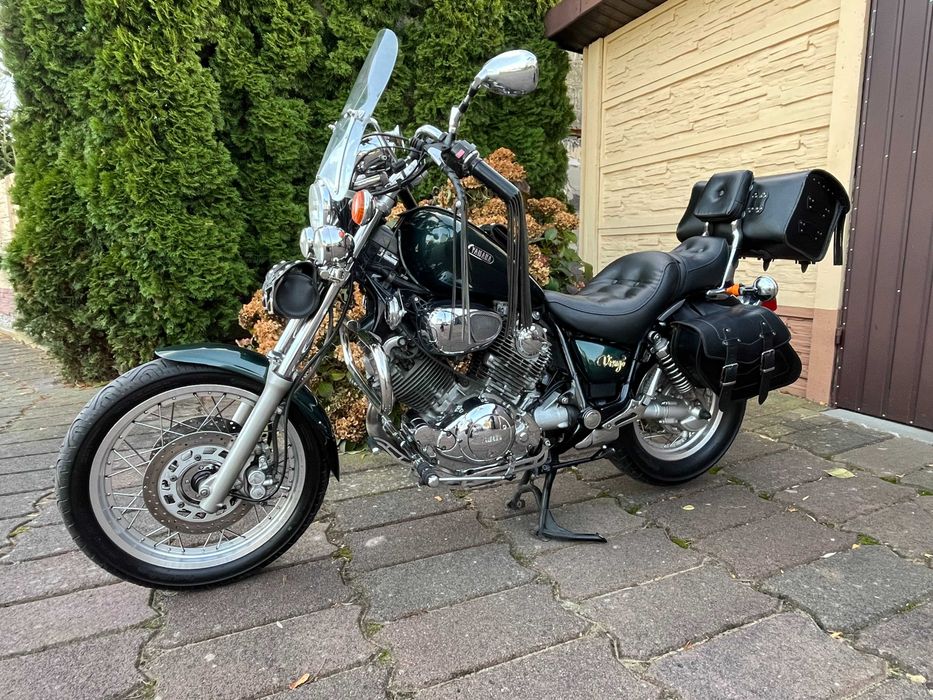 * Yamaha Virago * 1994 * Zielony * Sakwy * Gmole *