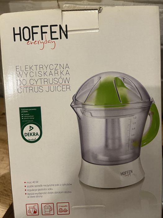 Elektryczna wyciskarka do cytrusów hoffen