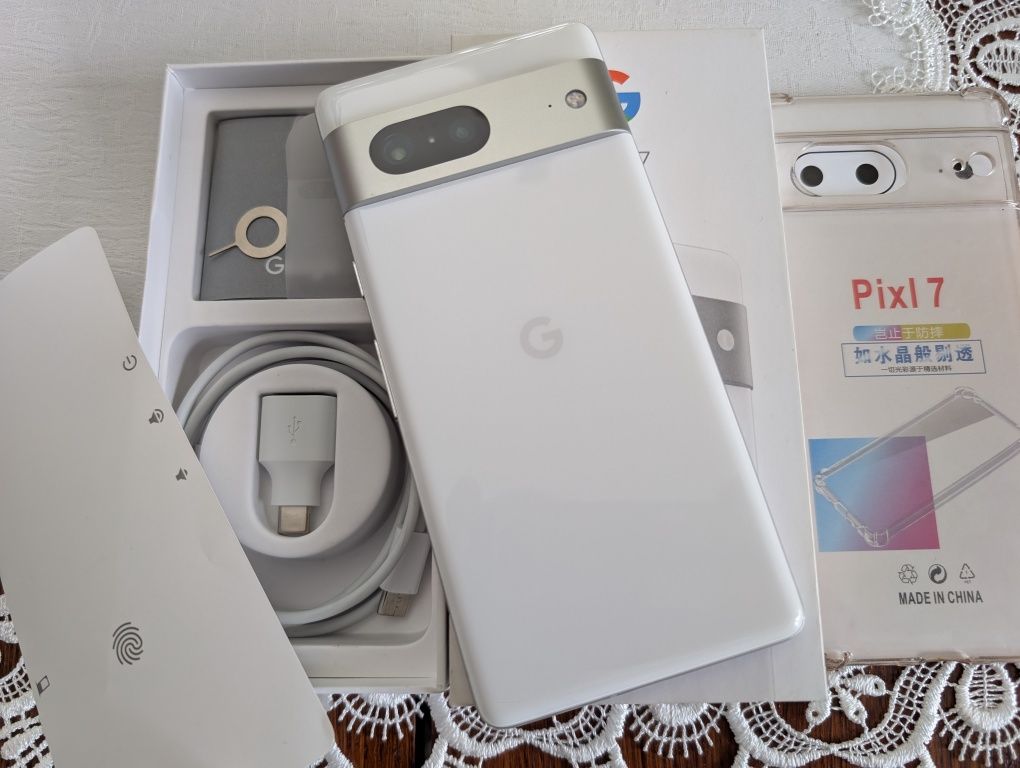 ІДЕАЛ Google Pixel 7 Snow 8-256Gb/Neverlock/22 цикла АКБ/NFC