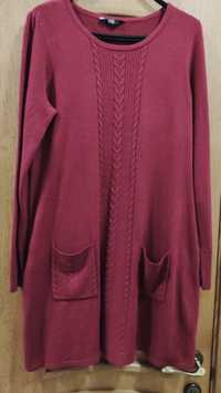Платье -Туника,размер 50,цвет бардо,б/у,в хорошем состоянии,ангора.