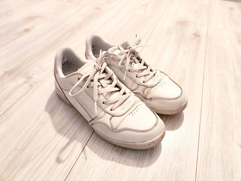 Białe buty sprandi sportowe casualowe sneakersy adidasy