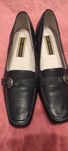 Buty skórzane, granatowe, Hush Puppies, rozmiar 3 1/2
