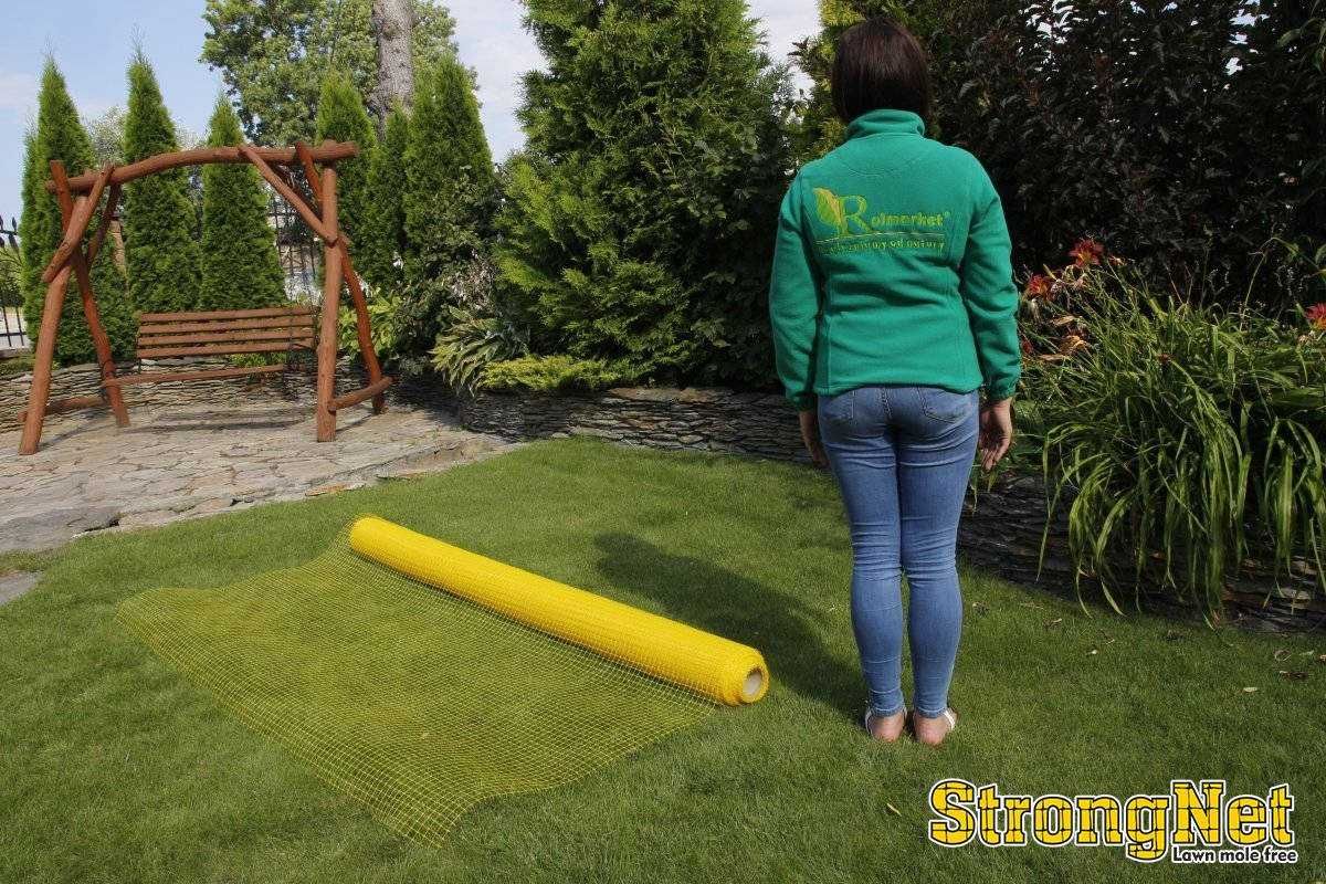 Mocna Siatka StrongNet ochrona przeciw kretom szer. 1m 2m 3m na krety
